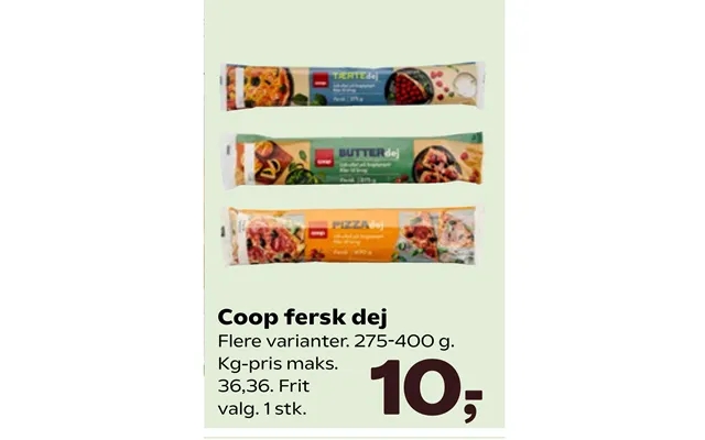 Coop fresh dough product image