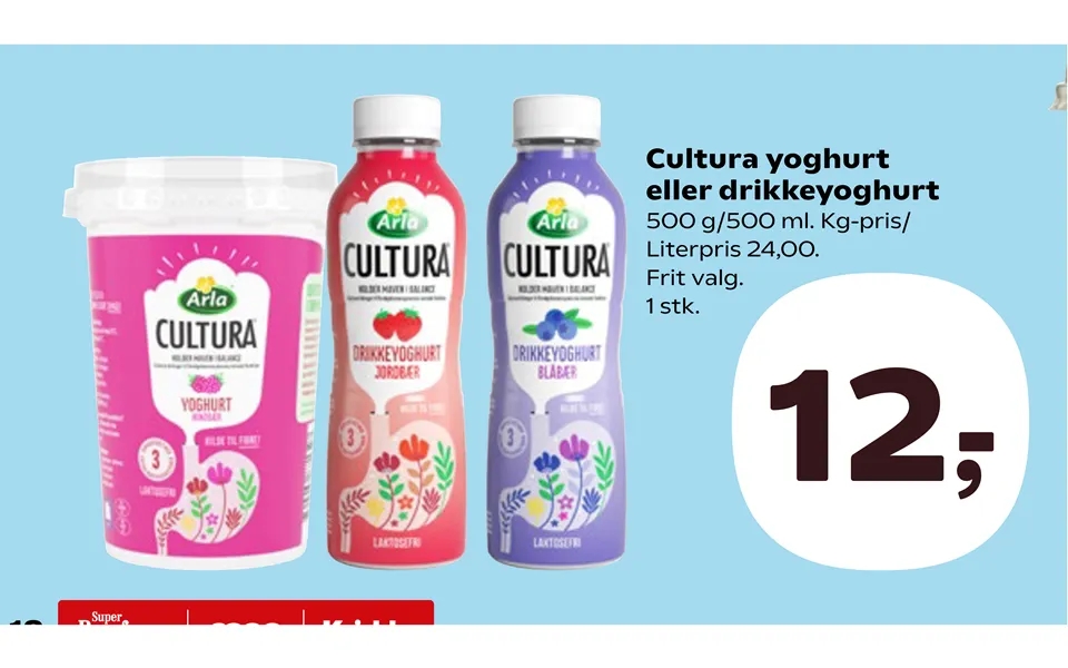 Cultura Yoghurt Eller Drikkeyoghurt