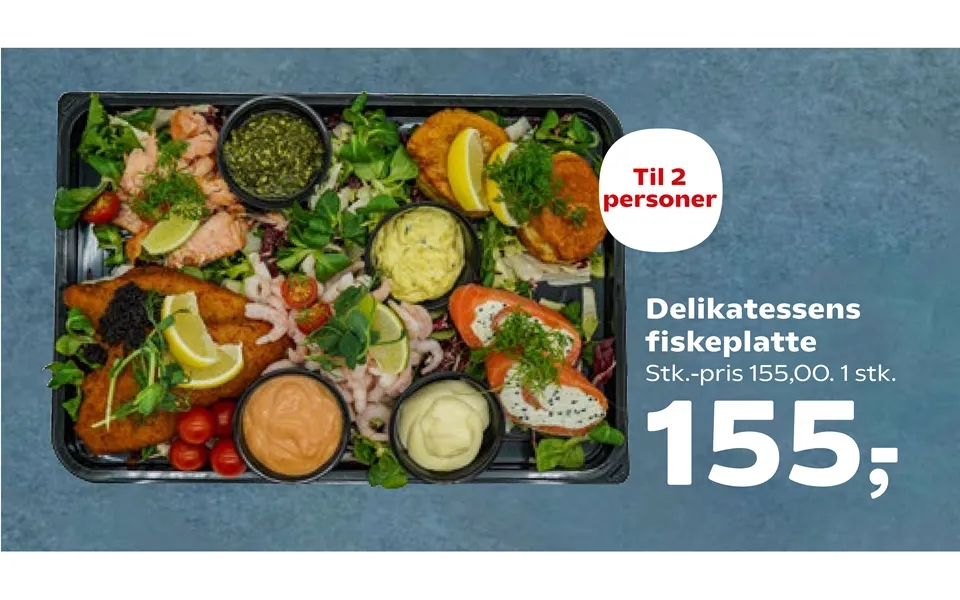 Delikatessens Fiskeplatte