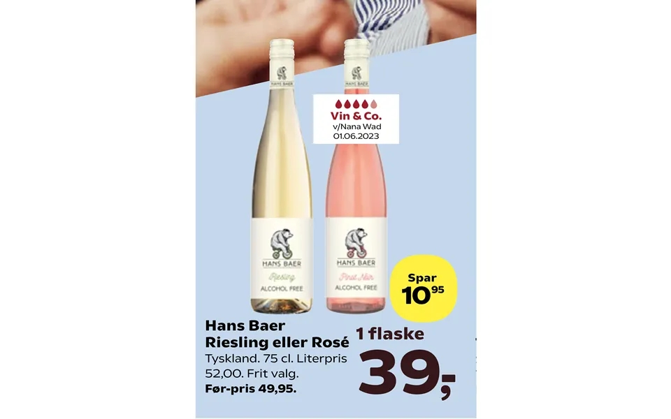 Haan baer riesling or rose