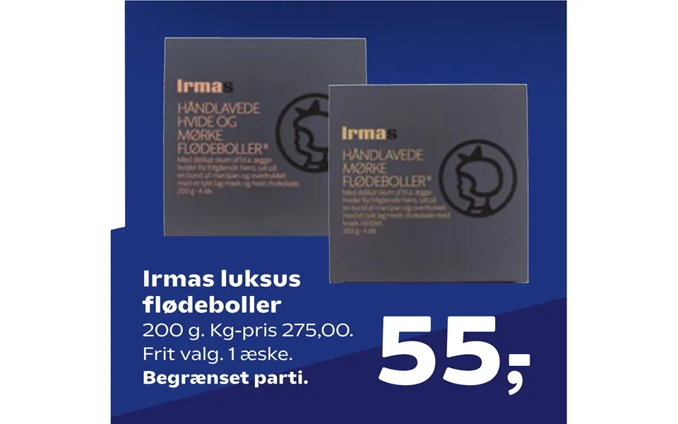 Irmas Luksus Flødeboller