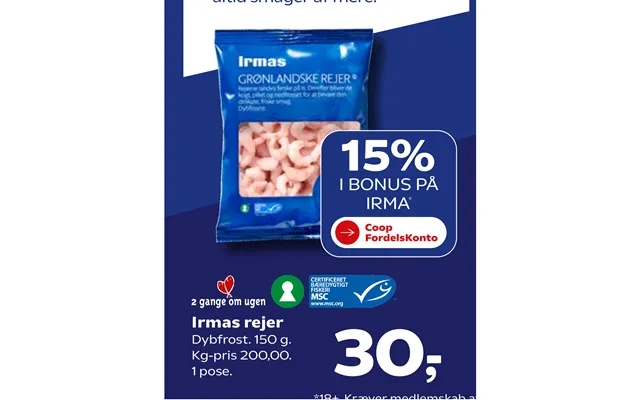 Irmas shrimp product image