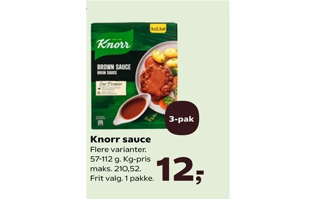 Knorr sauce product image