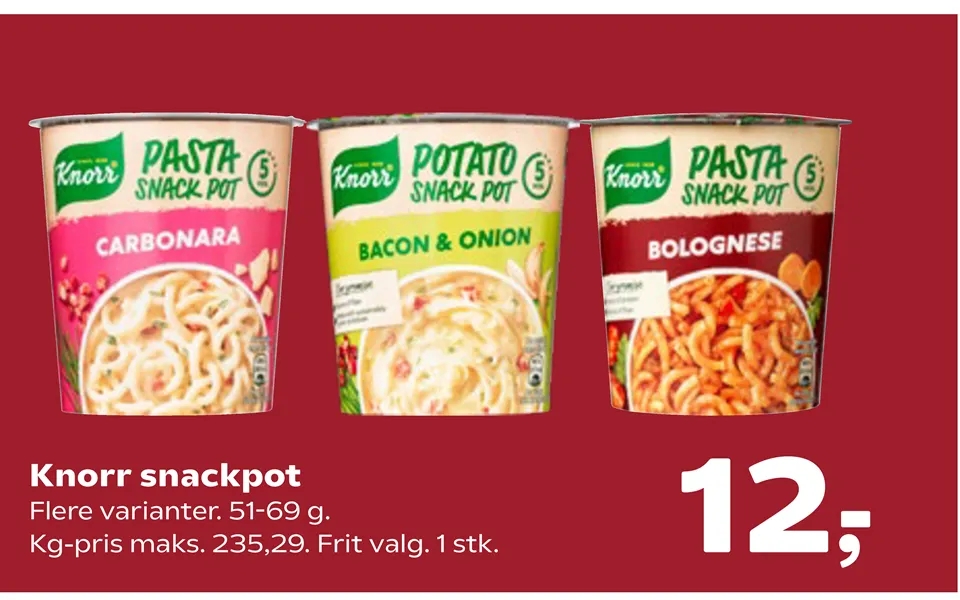 Knorr snackpot