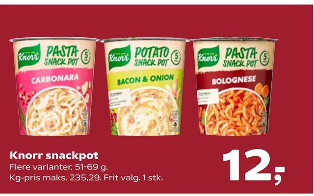 Knorr snackpot product image