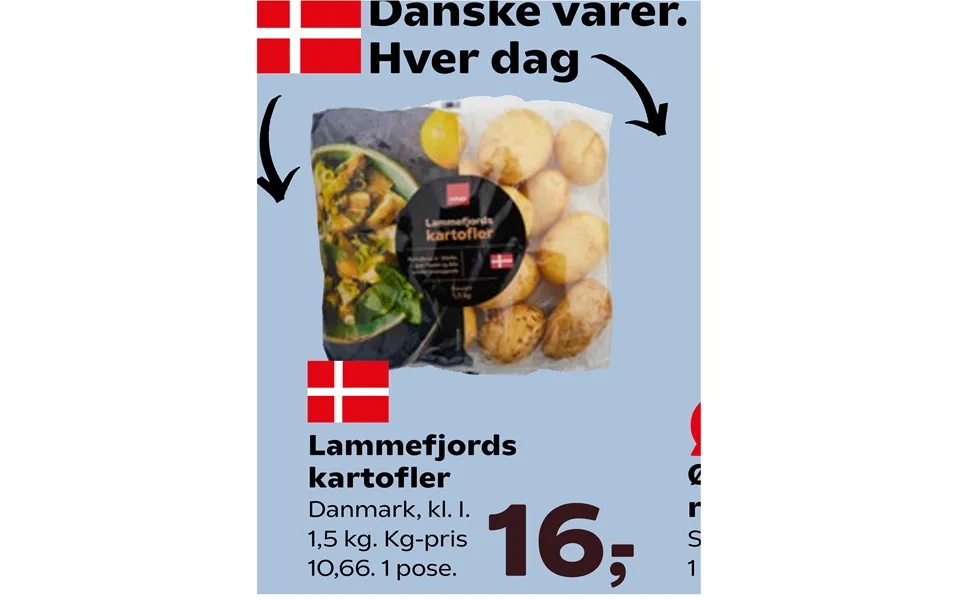 Lamb fjords potatoes