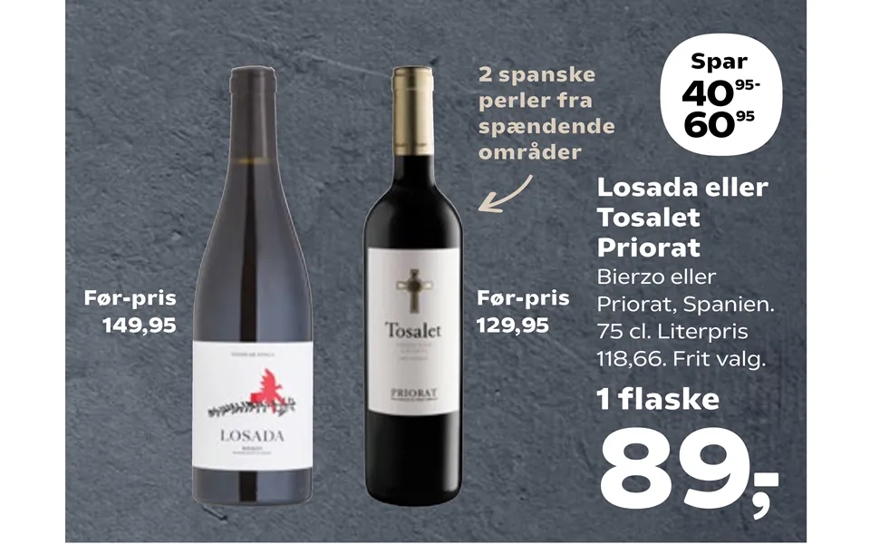 Losada Eller Tosalet Priorat