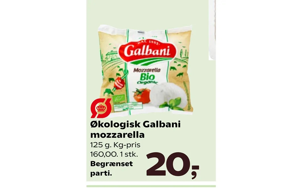 Organic galbani mozzarella