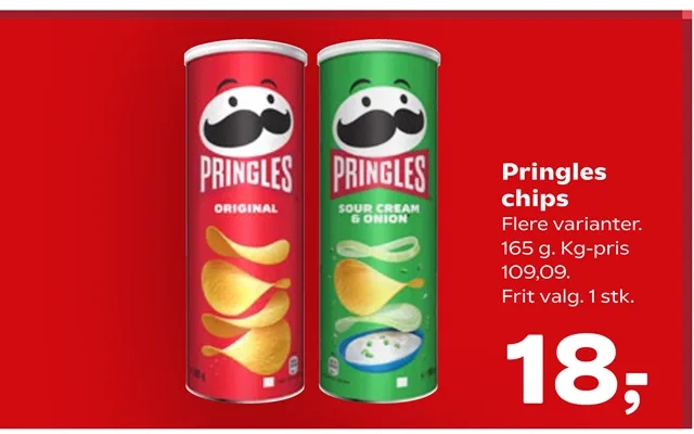 Pringles potato chips product image