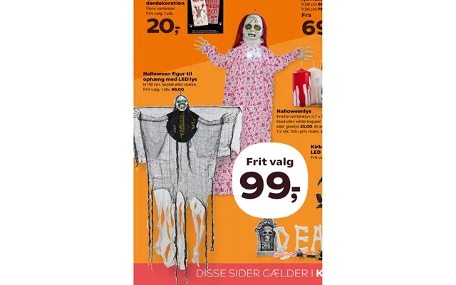 Spøgelseslanterne to suspension or dørdekoration halloween figure to suspension with part light product image