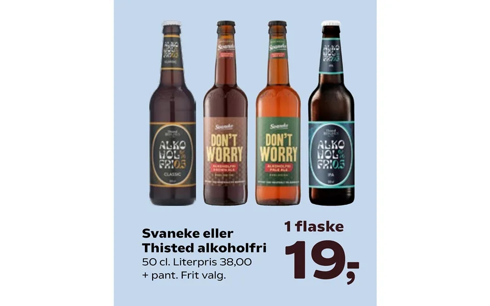 Svaneke or thisted alcohol-free