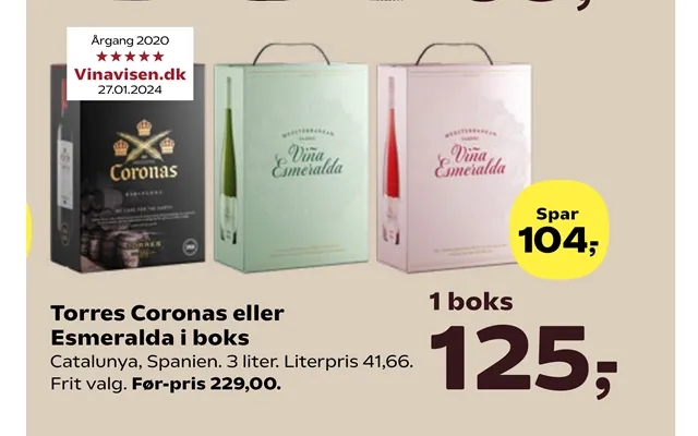 Torres coronas or esmeralda in box product image