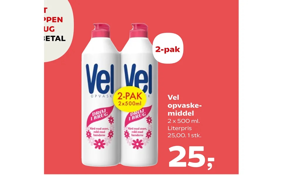 Vel Opvaske Middel