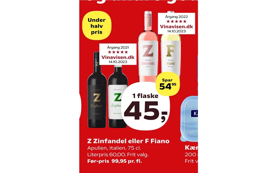 Z Zinfandel Eller F Fiano