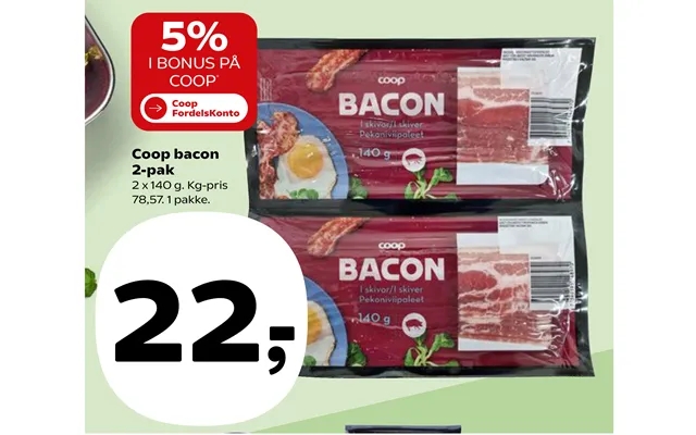 Coop bacon product image