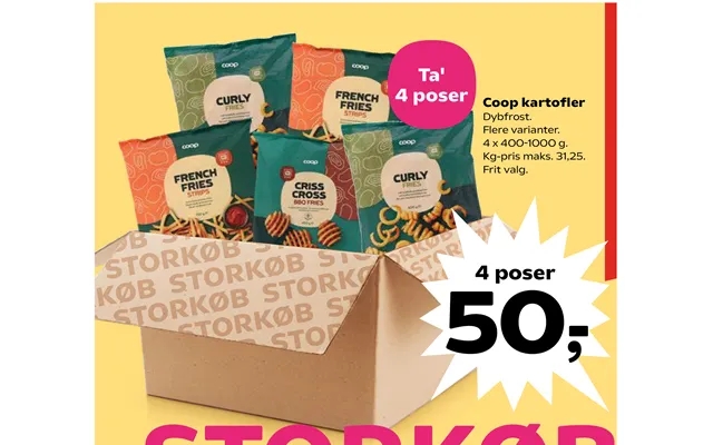 Coop potatoes product image