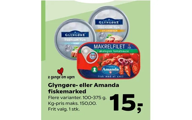 Glyngøre - or amanda fish market product image
