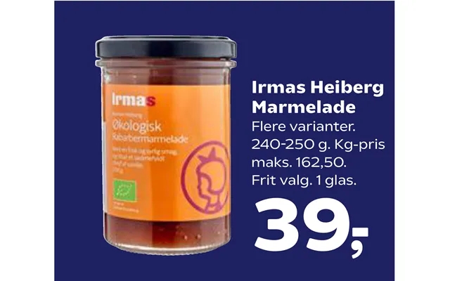 Irmas heiberg jam product image