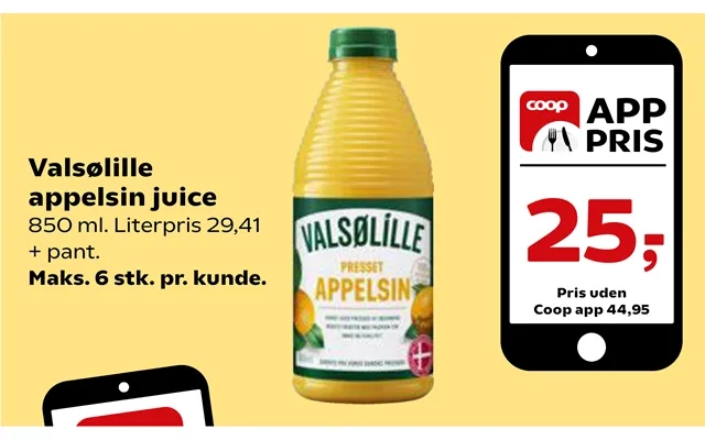Valsølille orange juice product image