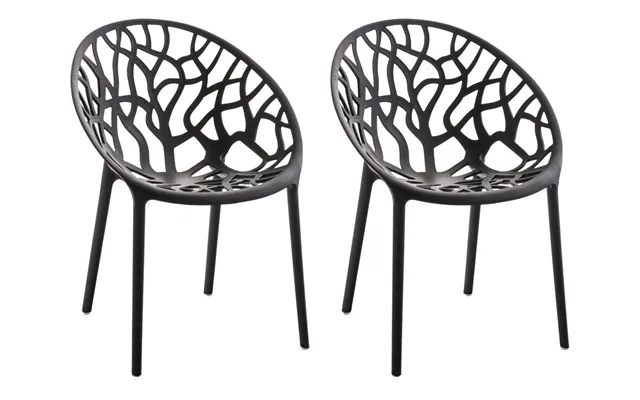 2X decorative garden chairs - stackable product image