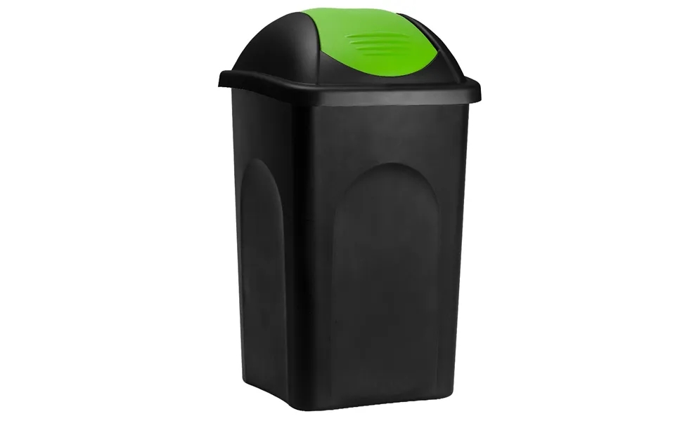 Affaldsspand Sort Grøn Plast 60l