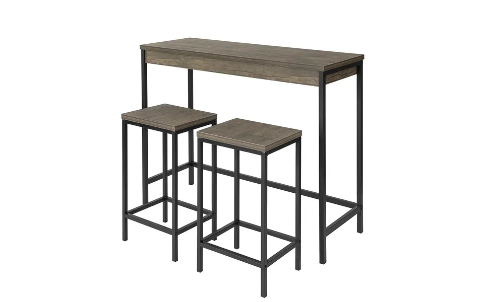 Barbordssæt with table past, the laws 2 stools - brown