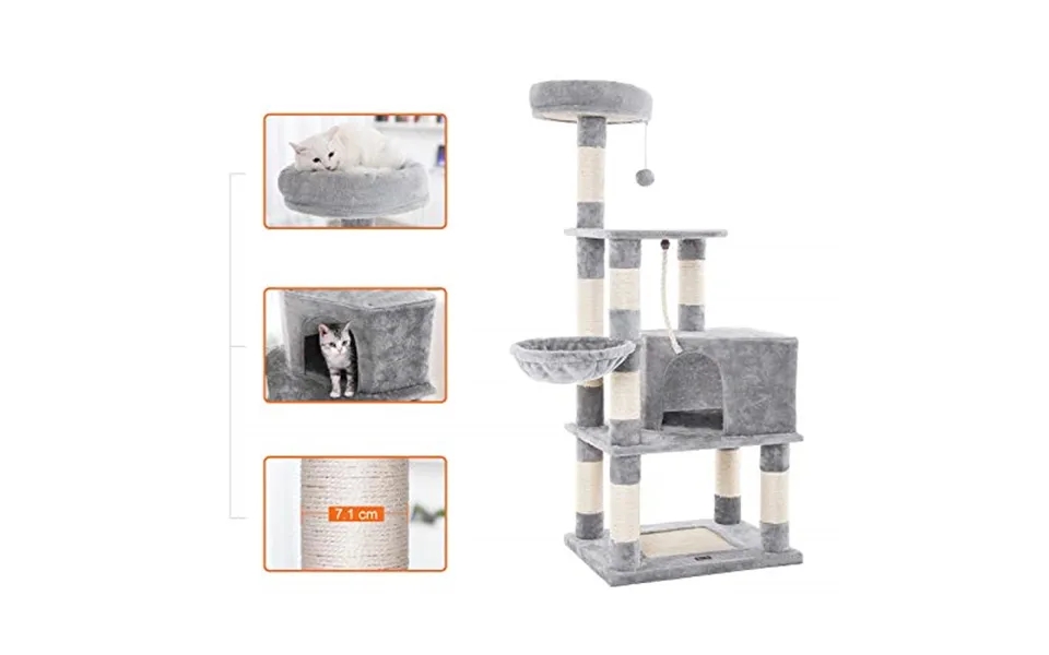 Kattetræ Med Kradsestolper - Kattetårn Og Kurv