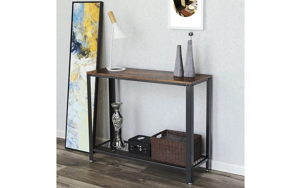 Console table with robust metalstativ - 102 x 35 x 80 cm