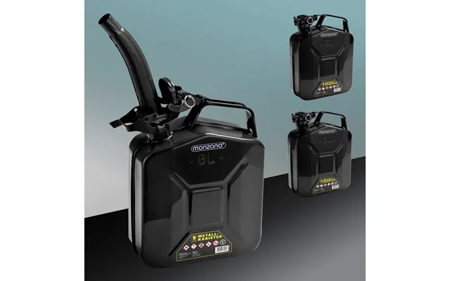 Metalbeholdersæt With 3 Black Each 5 Liter Spout product image