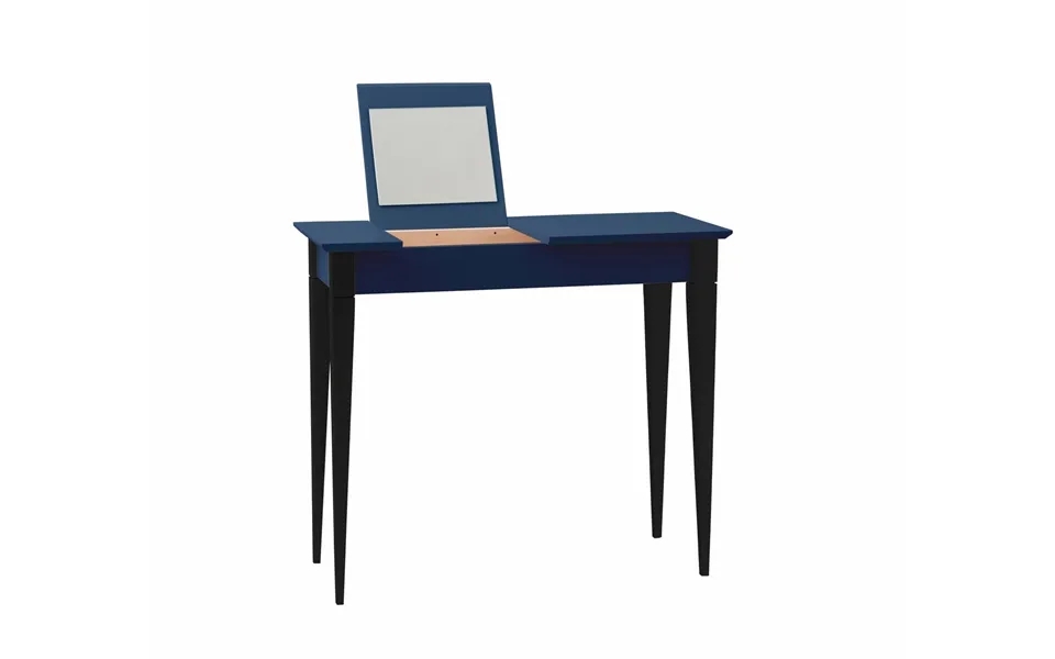 Mimo dressing table with spejl - 65x35 cm black legs navy