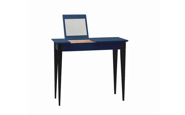 Mimo dressing table with spejl - 65x35 cm black legs navy product image