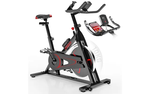 Exercise bike - with lcd display, ergometer, heart rate monitor, max 120 kg product image