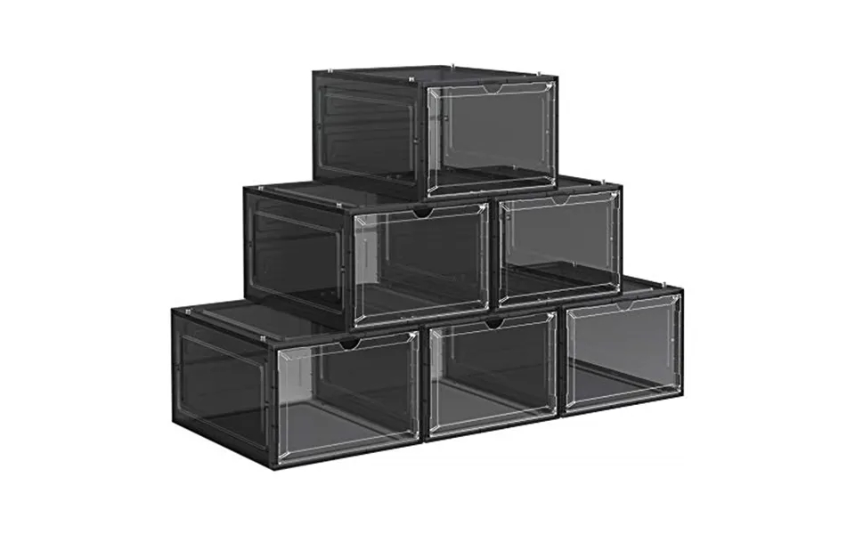 Storages for shoes - plastic with transparent doors