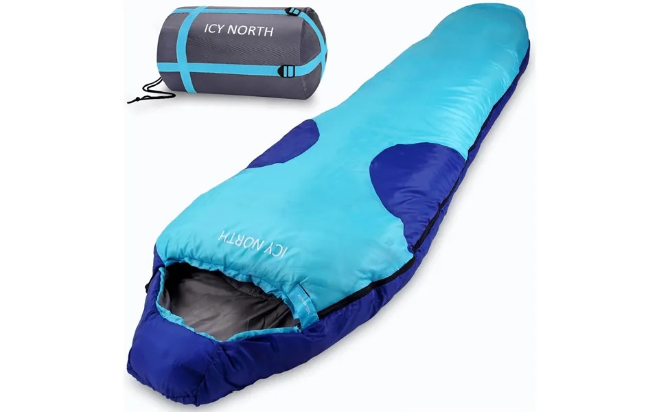 Sleeping bag icy north blue turquoise 230x82cm -13â c