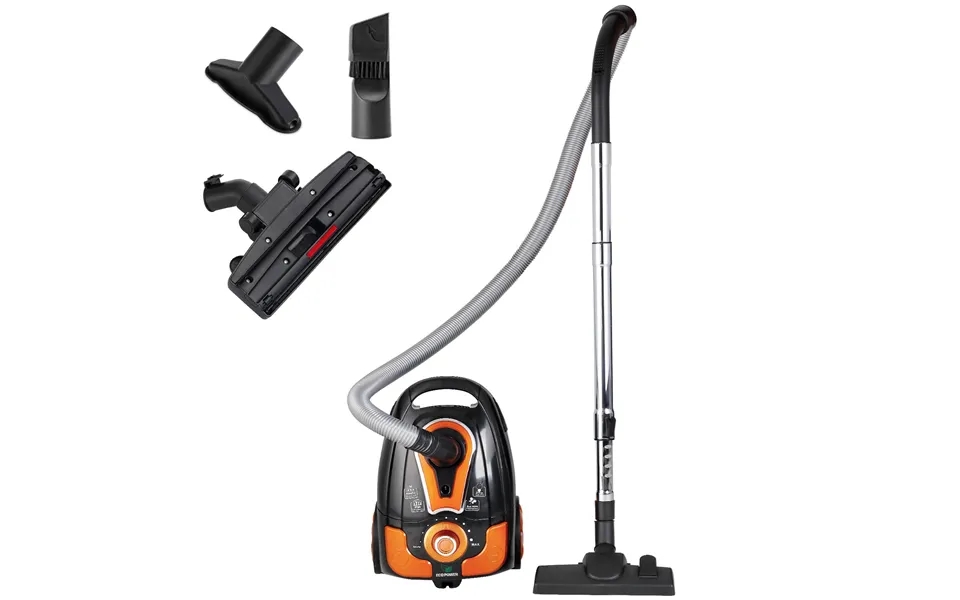 Vacuum cleaner black orange with bag 900w