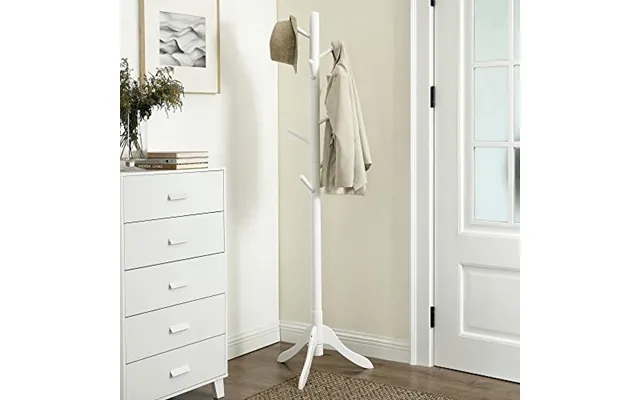 Stumtjener in massively wood - freestanding with 8 hooks to coats product image