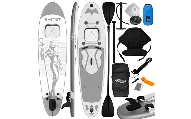 Sup boards - 305x76x12 cm, inflatable, with kayak seat, paddle, backpack, fin, repair, pump, camera holder, lightweight, product image