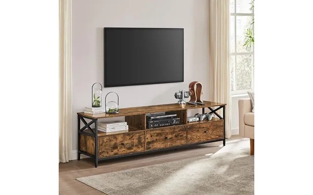 Tv-bord Til 65 Skærm - Med 3 Skuffer Og Åbne Hylder product image