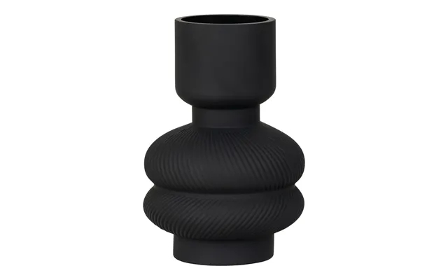 Vase - vase in glass, black, round, ø15x22 cm product image