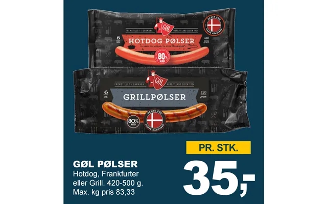 Gøl sausages product image