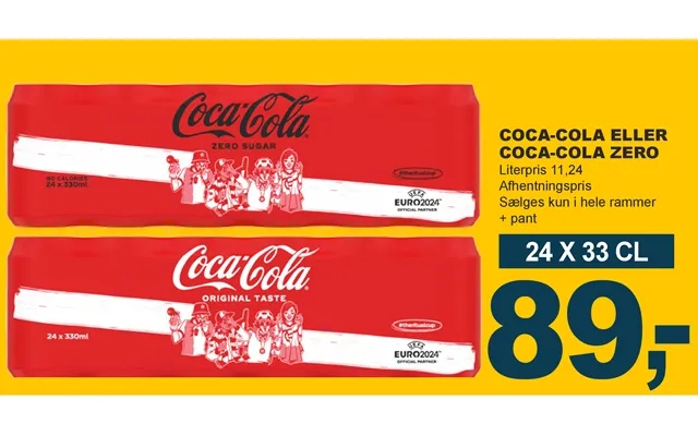 Coca-cola or coca-cola zero product image