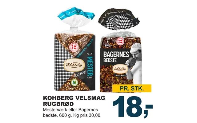Kohberg palatability rye bread product image