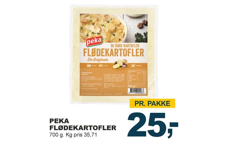 Peka Flødekartofler