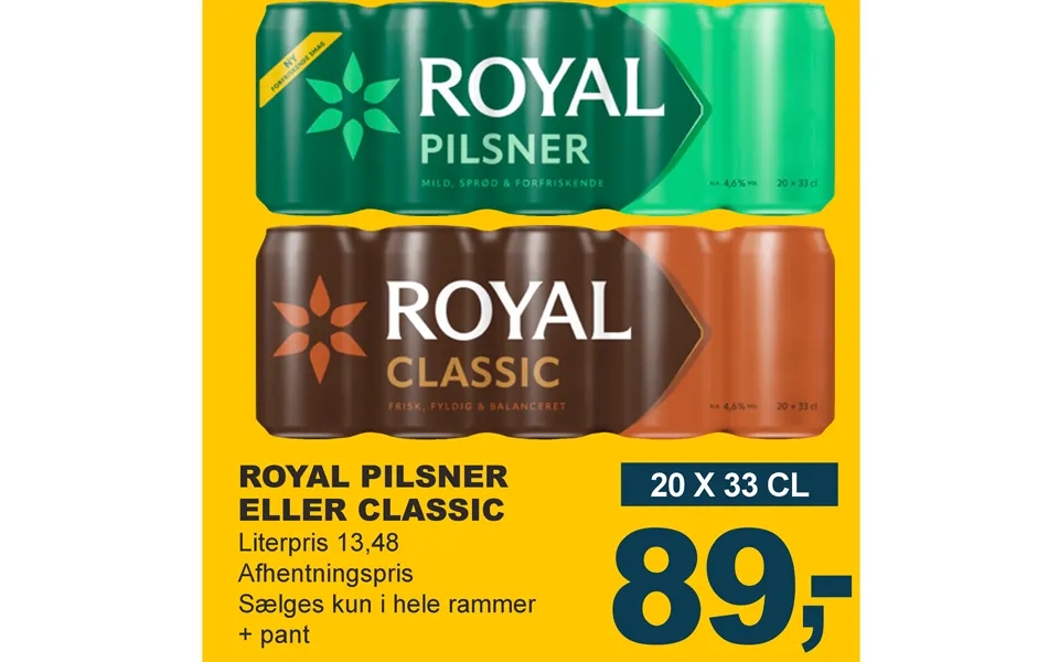 Royal Pilsner Eller Classic