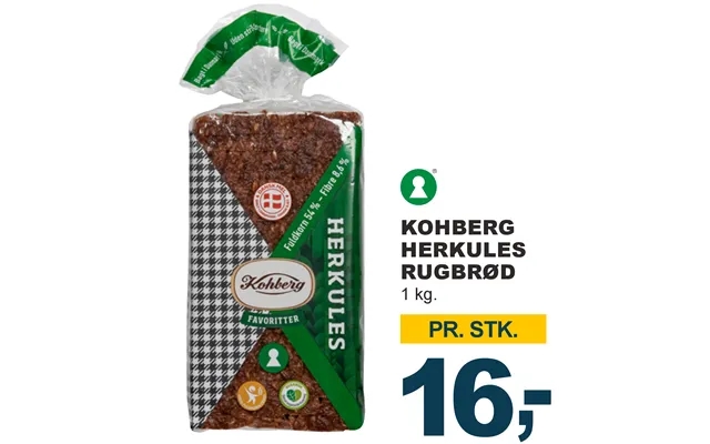 Kohberg herculean rye bread product image