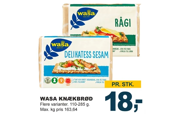 Wasa crispbread product image