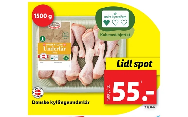 Danish kyllingeunderlår product image