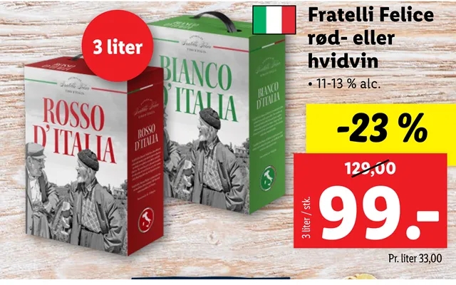 Fratelli felice red or white wine product image