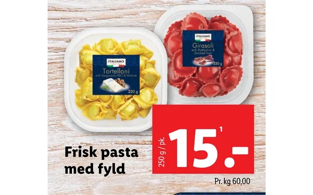Fresh pasta with fill product image