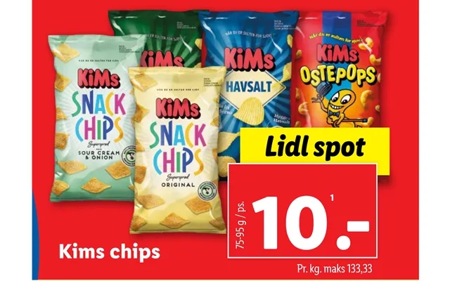 Kims potato chips product image